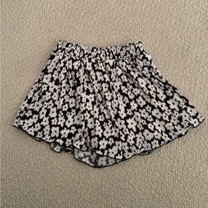 Bershka Black and White Shorts